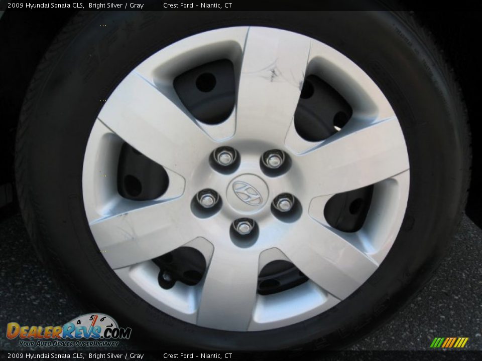 2009 Hyundai Sonata GLS Bright Silver / Gray Photo #8