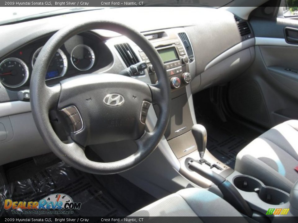 2009 Hyundai Sonata GLS Bright Silver / Gray Photo #10