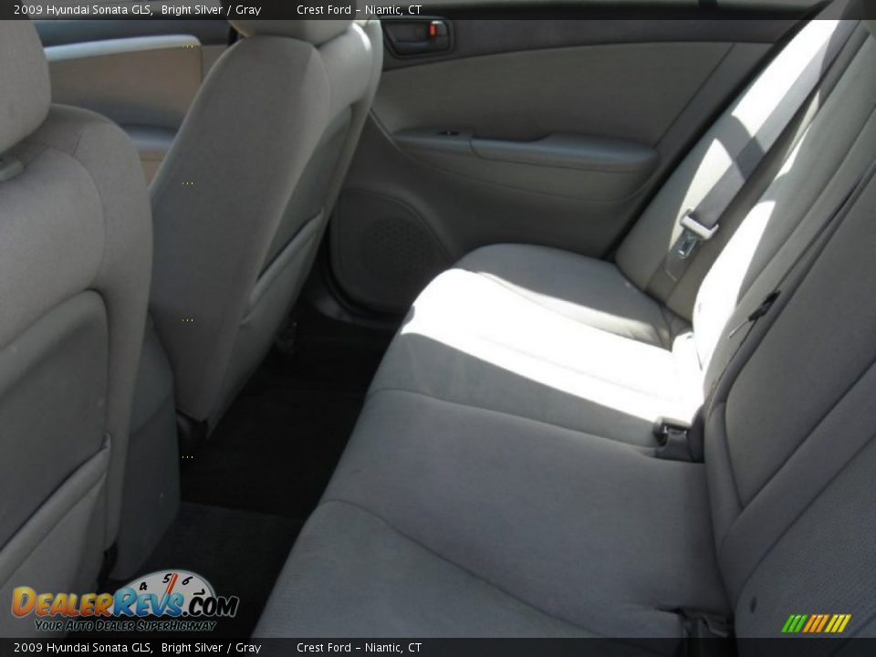 2009 Hyundai Sonata GLS Bright Silver / Gray Photo #12