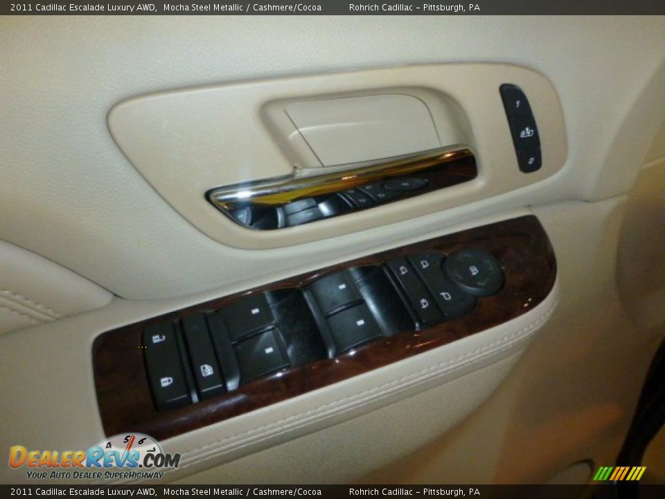 2011 Cadillac Escalade Luxury AWD Mocha Steel Metallic / Cashmere/Cocoa Photo #2