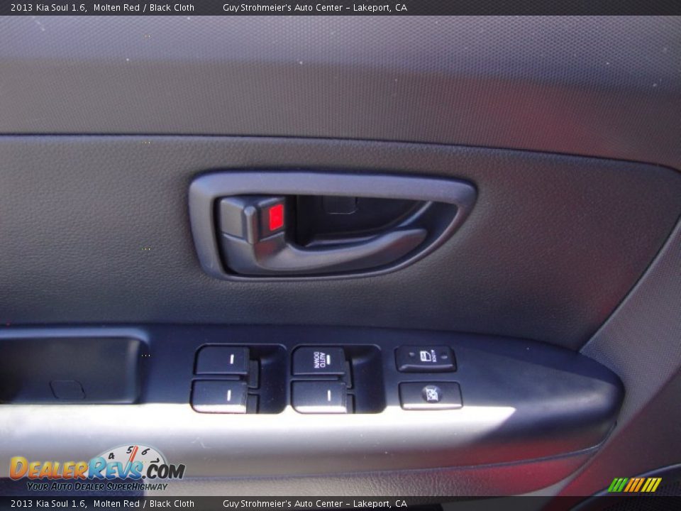 2013 Kia Soul 1.6 Molten Red / Black Cloth Photo #10