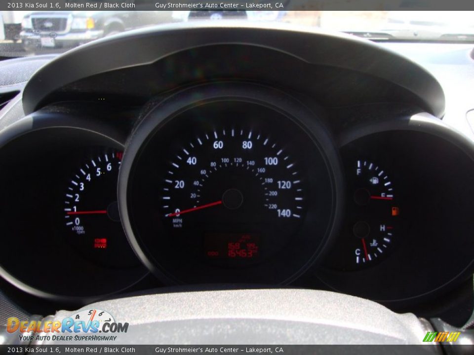 2013 Kia Soul 1.6 Molten Red / Black Cloth Photo #12