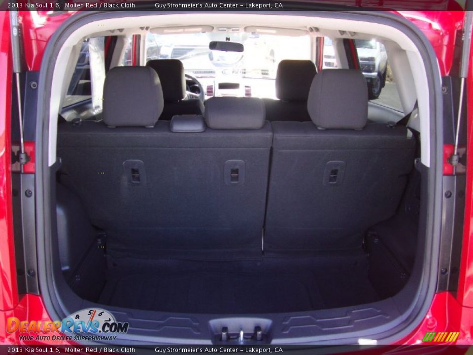 2013 Kia Soul 1.6 Molten Red / Black Cloth Photo #24