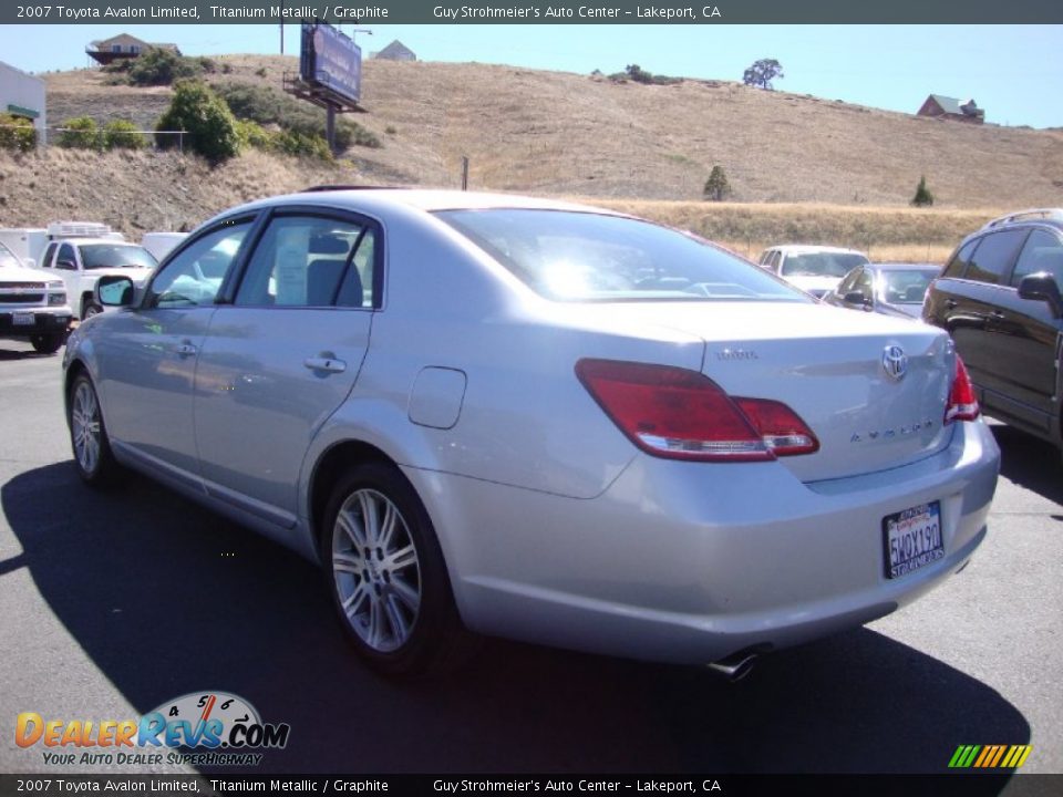 2007 Toyota Avalon Limited Titanium Metallic / Graphite Photo #5