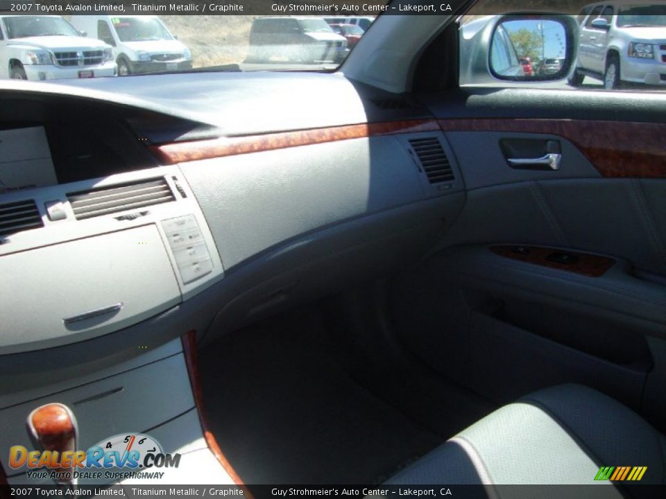 2007 Toyota Avalon Limited Titanium Metallic / Graphite Photo #16