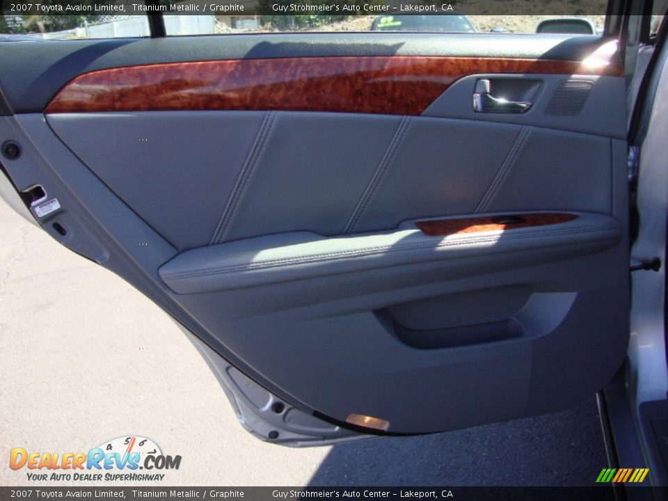 2007 Toyota Avalon Limited Titanium Metallic / Graphite Photo #25