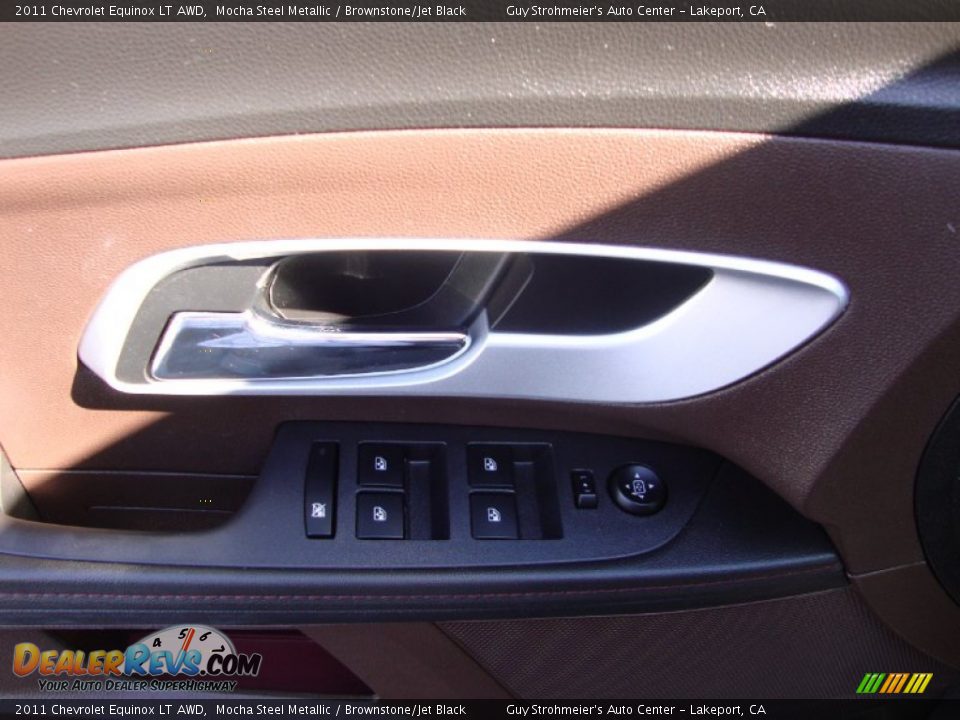 2011 Chevrolet Equinox LT AWD Mocha Steel Metallic / Brownstone/Jet Black Photo #10