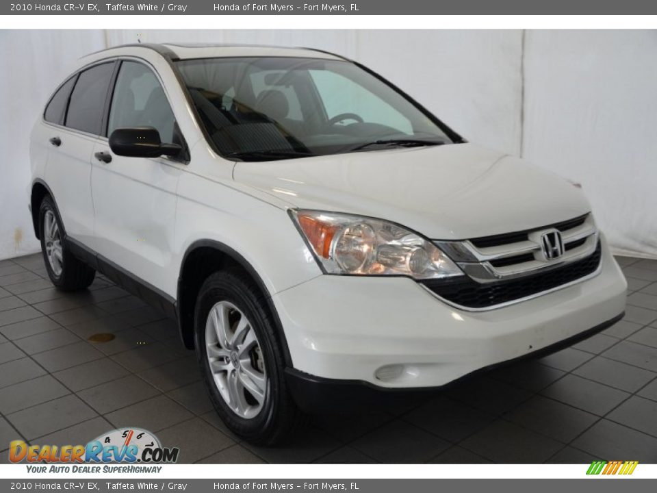 2010 Honda CR-V EX Taffeta White / Gray Photo #1