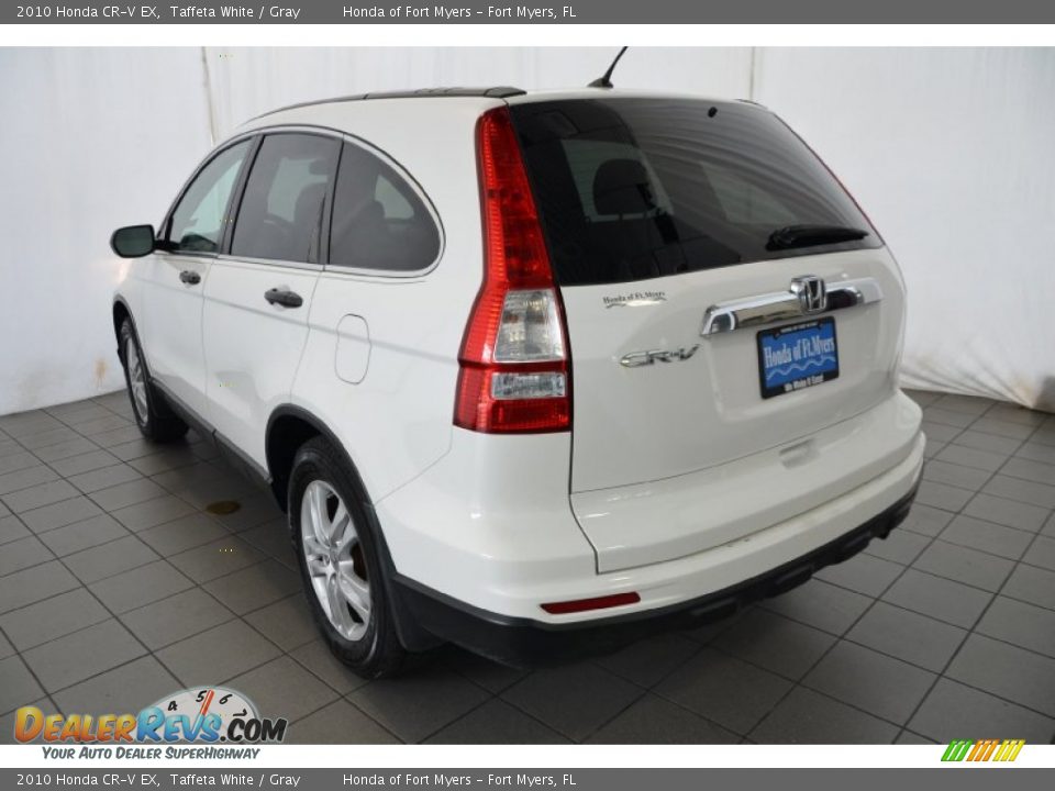 2010 Honda CR-V EX Taffeta White / Gray Photo #6
