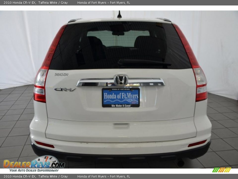 2010 Honda CR-V EX Taffeta White / Gray Photo #7