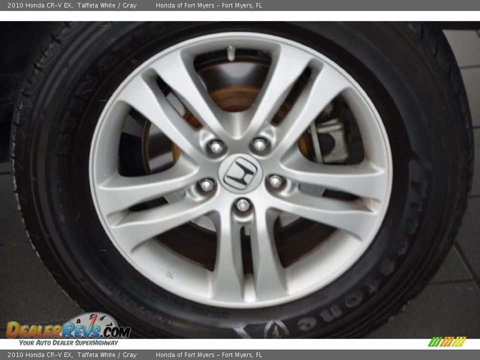 2010 Honda CR-V EX Taffeta White / Gray Photo #9