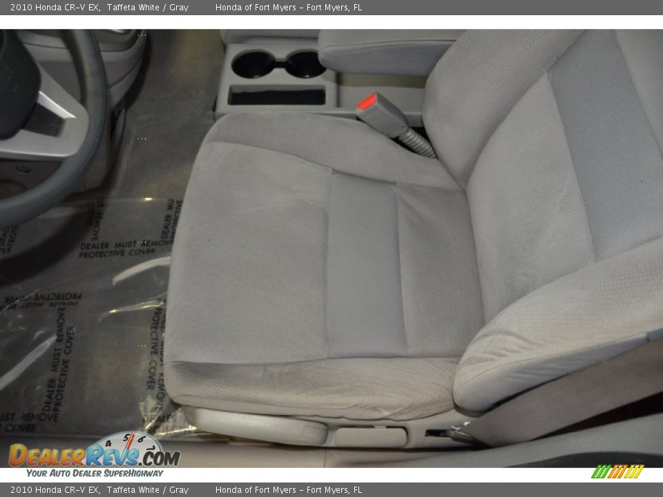 2010 Honda CR-V EX Taffeta White / Gray Photo #13