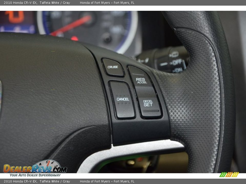 2010 Honda CR-V EX Taffeta White / Gray Photo #16