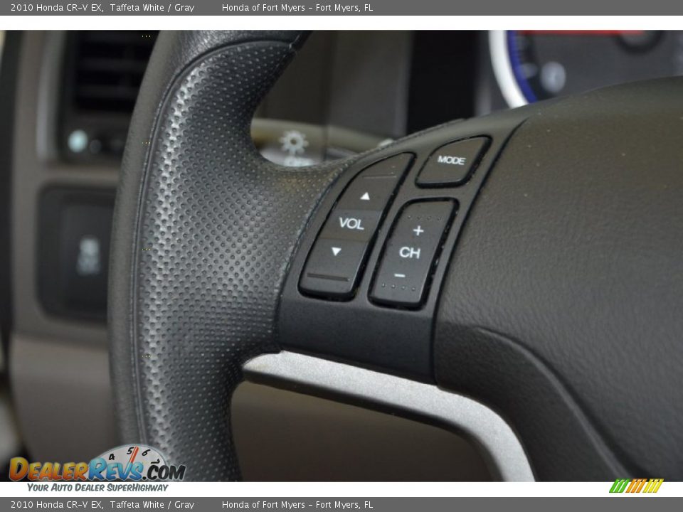 2010 Honda CR-V EX Taffeta White / Gray Photo #17