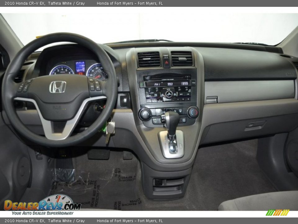 2010 Honda CR-V EX Taffeta White / Gray Photo #21