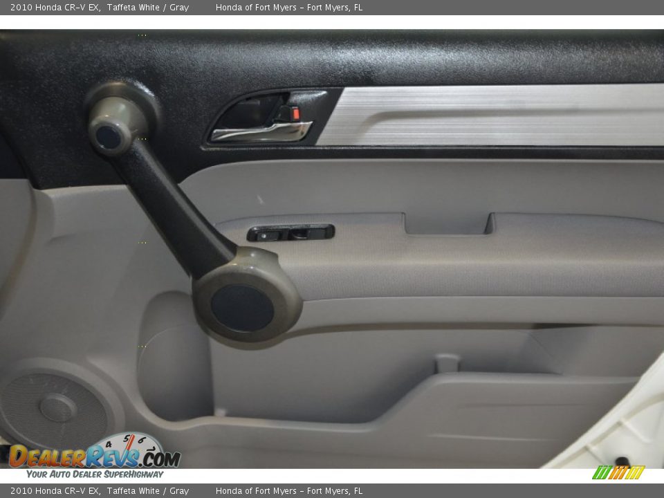 2010 Honda CR-V EX Taffeta White / Gray Photo #26