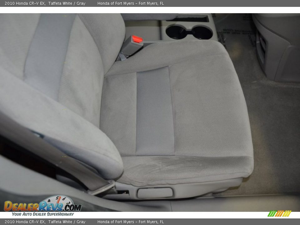 2010 Honda CR-V EX Taffeta White / Gray Photo #27