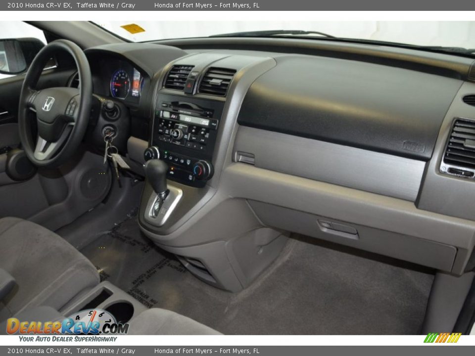 2010 Honda CR-V EX Taffeta White / Gray Photo #28