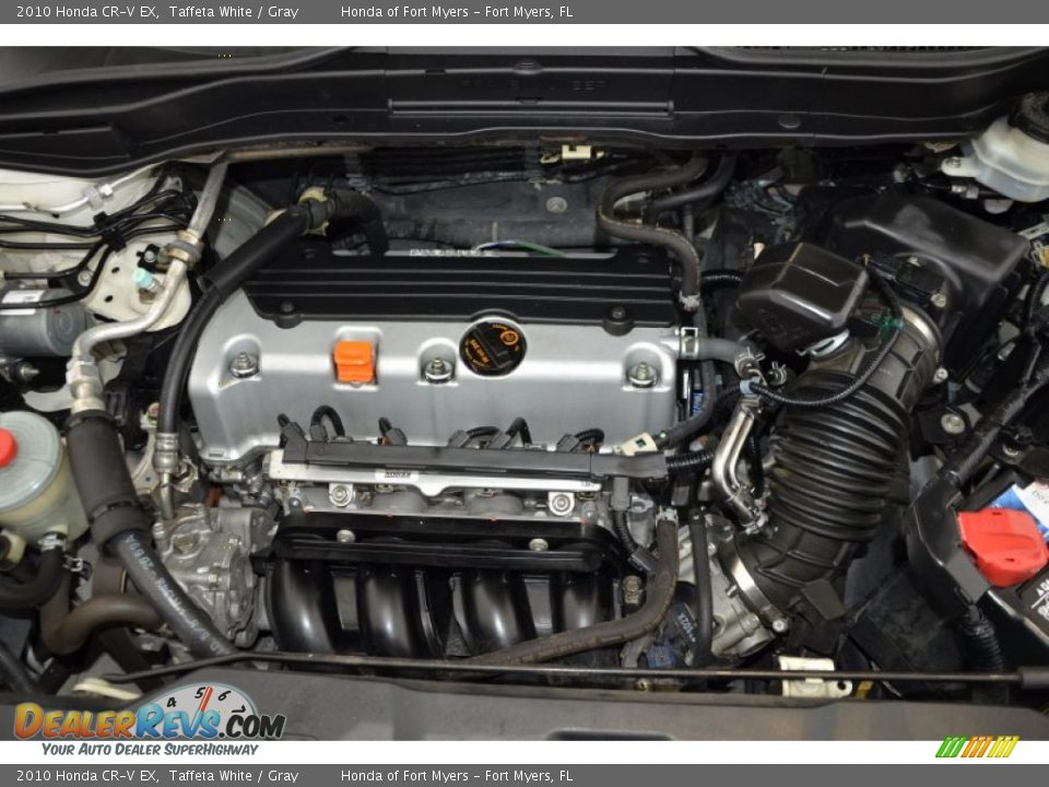 2010 Honda CR-V EX Taffeta White / Gray Photo #29
