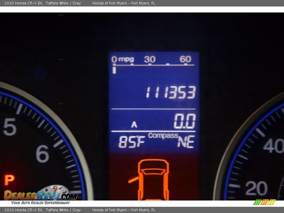 2010 Honda CR-V EX Taffeta White / Gray Photo #31