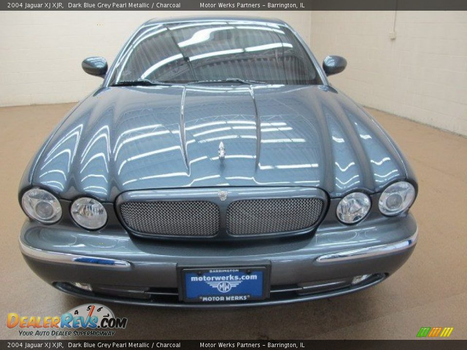 2004 Jaguar XJ XJR Dark Blue Grey Pearl Metallic / Charcoal Photo #2