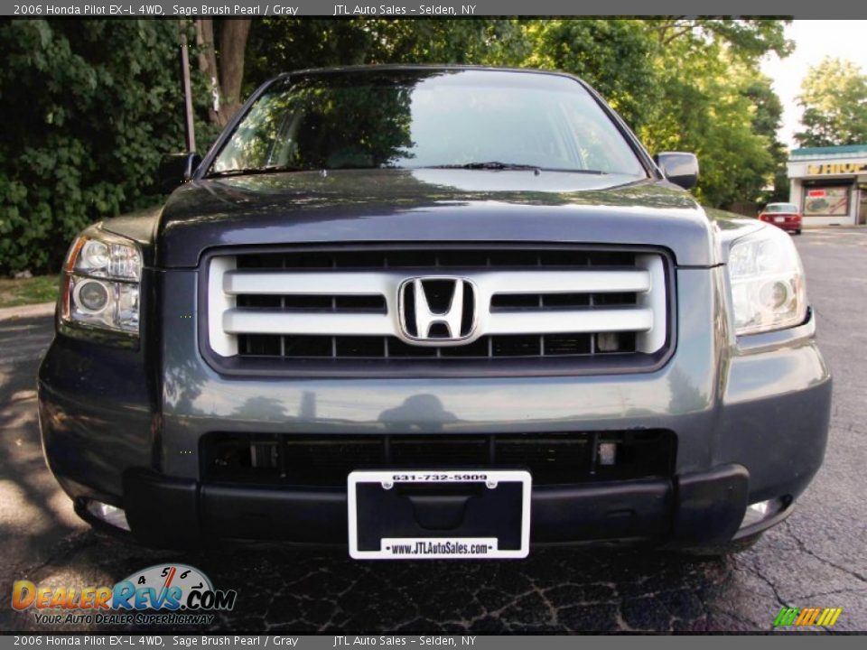 2006 Honda Pilot EX-L 4WD Sage Brush Pearl / Gray Photo #2