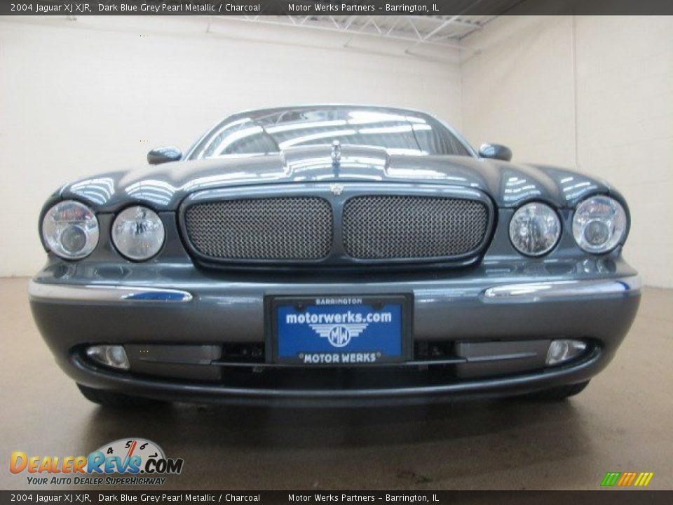 2004 Jaguar XJ XJR Dark Blue Grey Pearl Metallic / Charcoal Photo #3