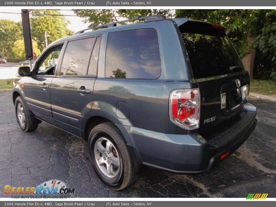 2006 Honda Pilot EX-L 4WD Sage Brush Pearl / Gray Photo #4
