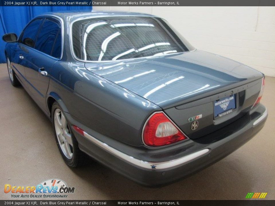 2004 Jaguar XJ XJR Dark Blue Grey Pearl Metallic / Charcoal Photo #6