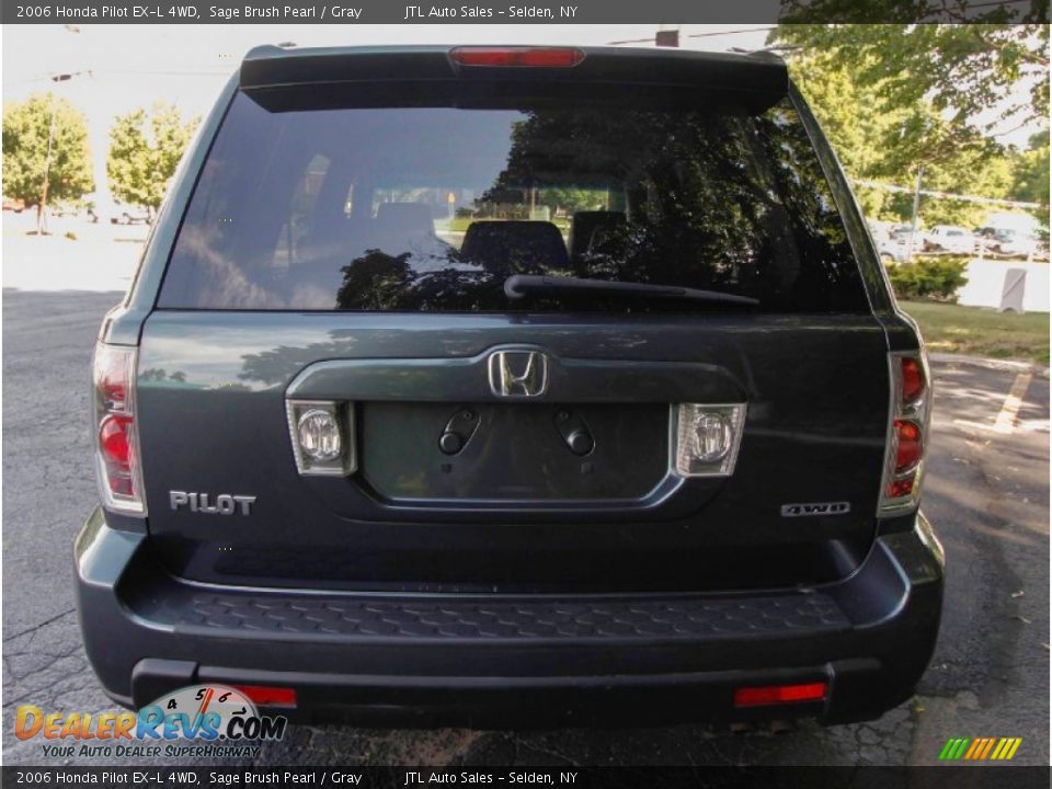 2006 Honda Pilot EX-L 4WD Sage Brush Pearl / Gray Photo #5
