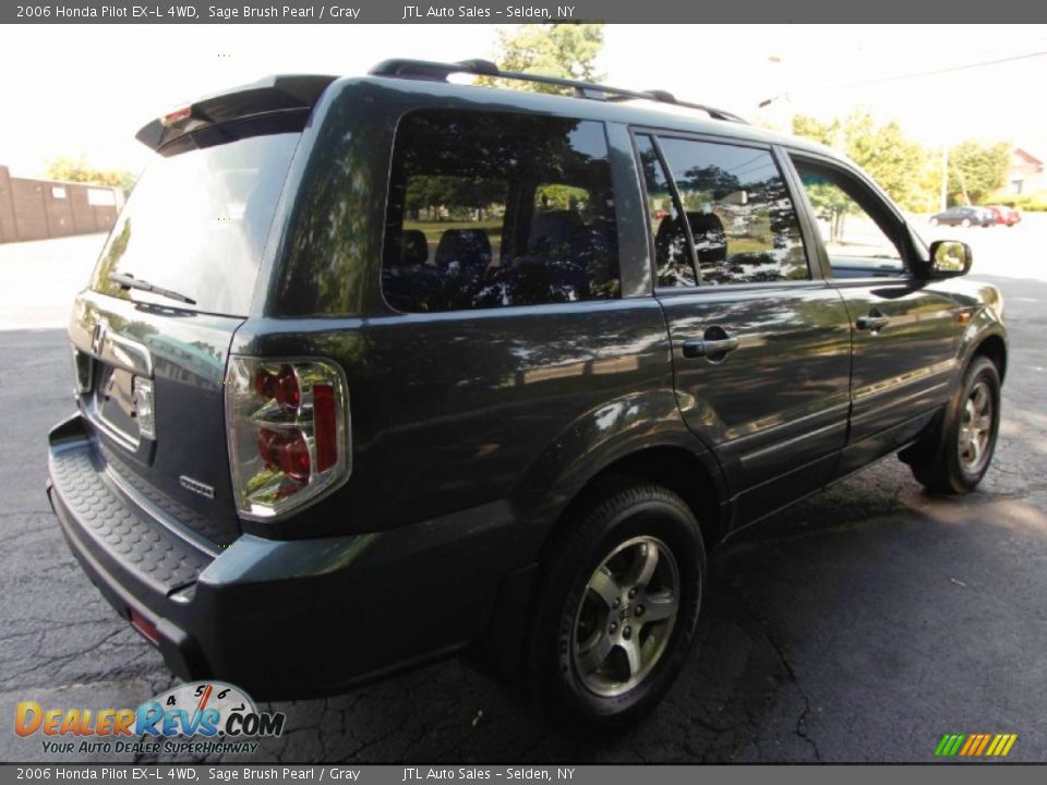 2006 Honda Pilot EX-L 4WD Sage Brush Pearl / Gray Photo #6
