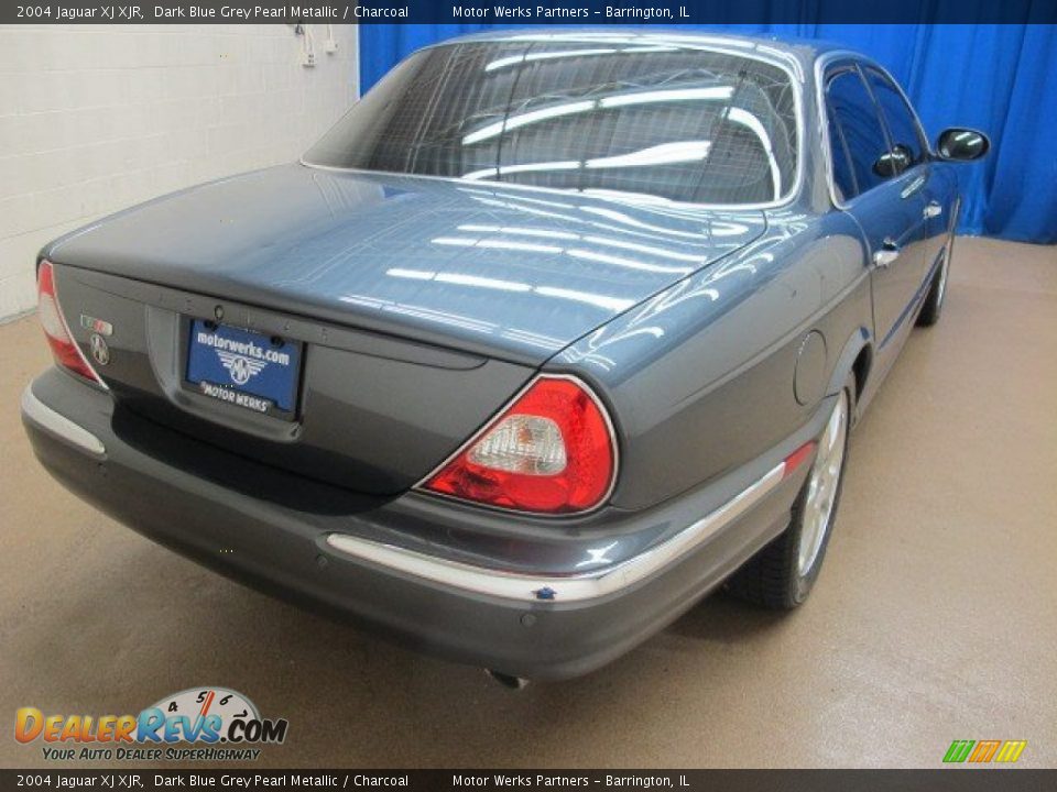 2004 Jaguar XJ XJR Dark Blue Grey Pearl Metallic / Charcoal Photo #9