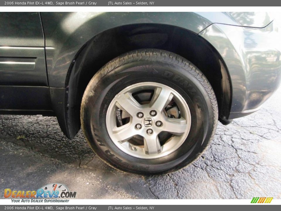 2006 Honda Pilot EX-L 4WD Sage Brush Pearl / Gray Photo #8