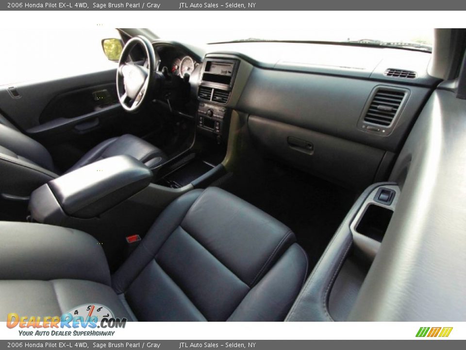 2006 Honda Pilot EX-L 4WD Sage Brush Pearl / Gray Photo #13