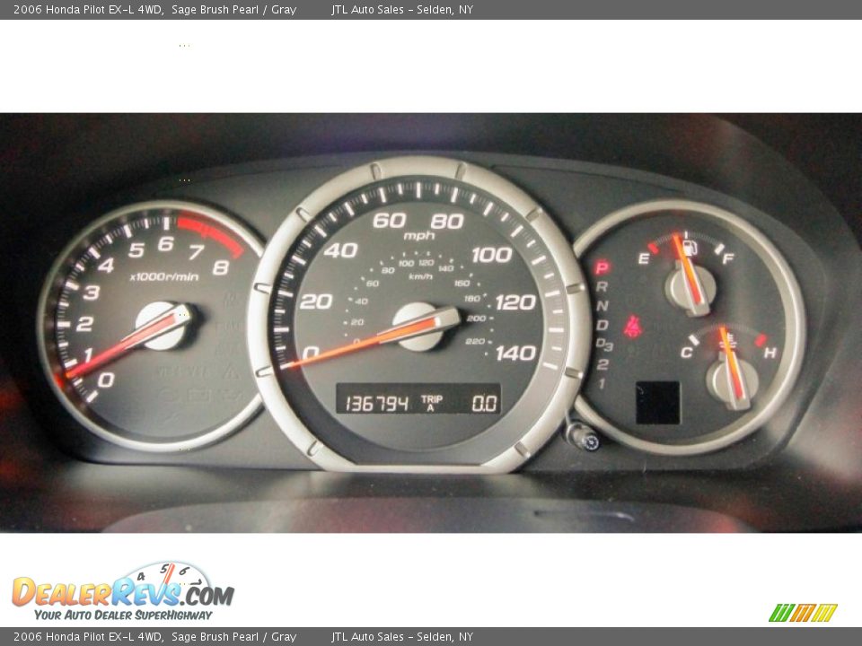 2006 Honda Pilot EX-L 4WD Sage Brush Pearl / Gray Photo #17