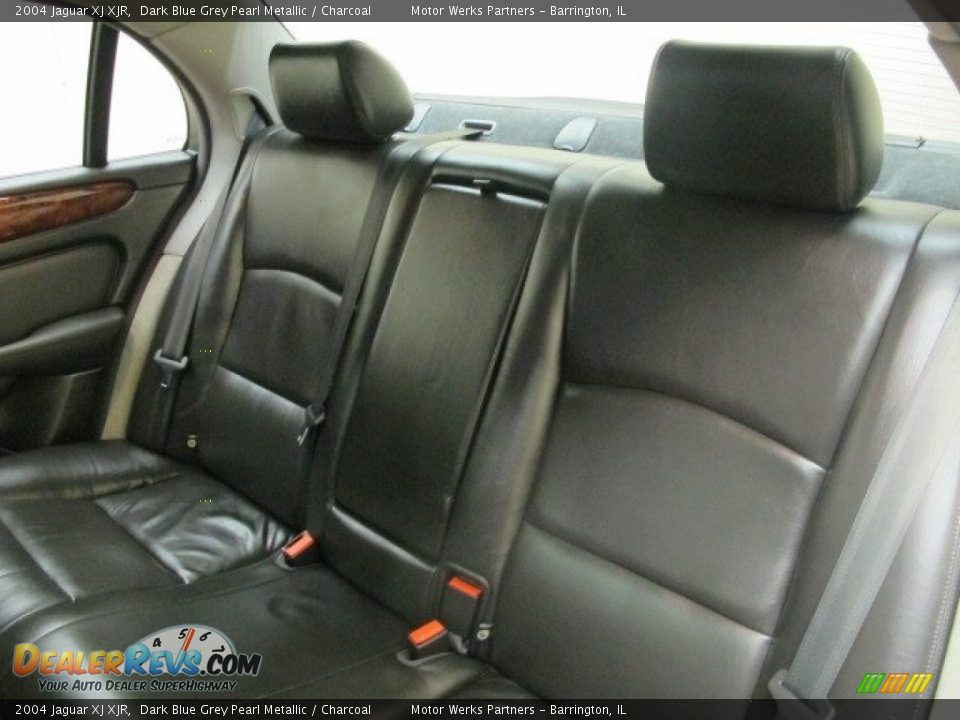 2004 Jaguar XJ XJR Dark Blue Grey Pearl Metallic / Charcoal Photo #19