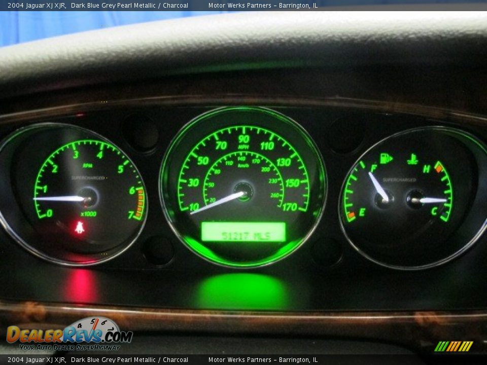 2004 Jaguar XJ XJR Gauges Photo #27