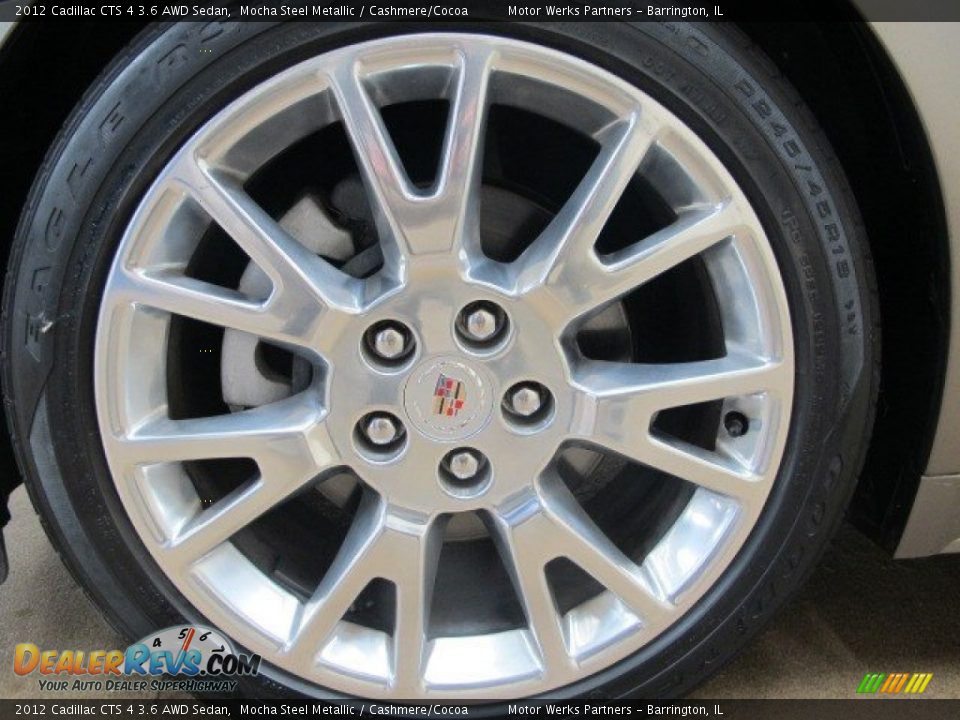 2012 Cadillac CTS 4 3.6 AWD Sedan Mocha Steel Metallic / Cashmere/Cocoa Photo #13