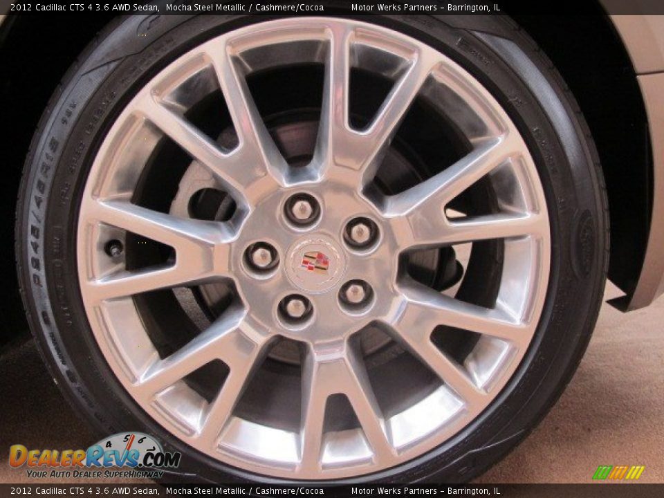 2012 Cadillac CTS 4 3.6 AWD Sedan Mocha Steel Metallic / Cashmere/Cocoa Photo #14