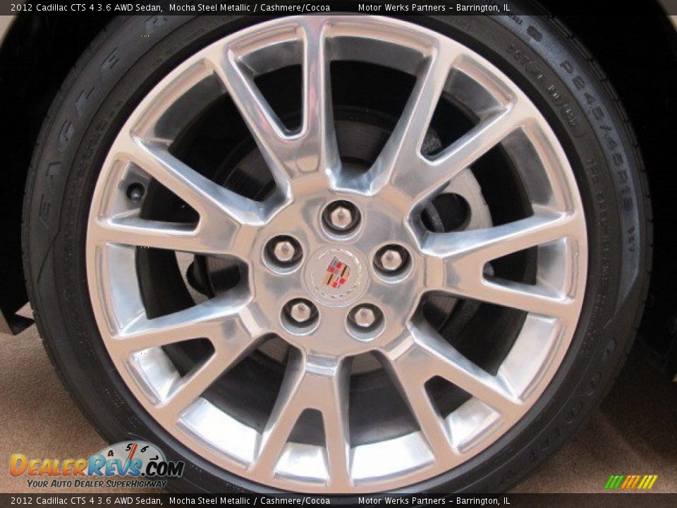 2012 Cadillac CTS 4 3.6 AWD Sedan Mocha Steel Metallic / Cashmere/Cocoa Photo #15
