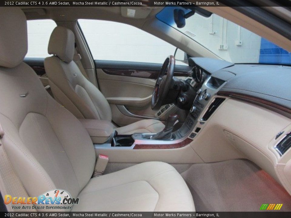 2012 Cadillac CTS 4 3.6 AWD Sedan Mocha Steel Metallic / Cashmere/Cocoa Photo #23