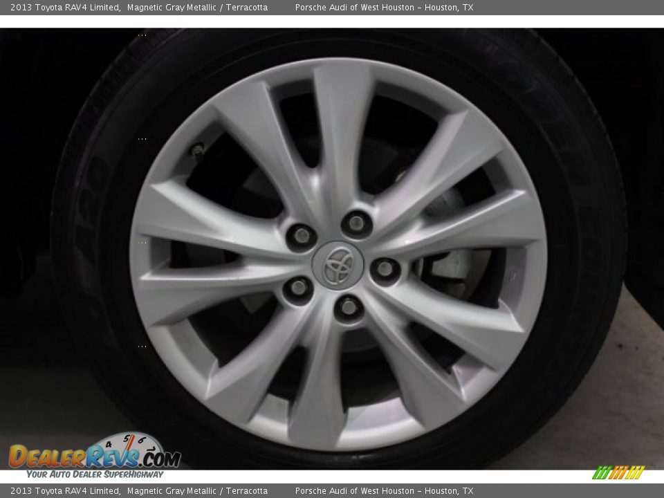 2013 Toyota RAV4 Limited Magnetic Gray Metallic / Terracotta Photo #8