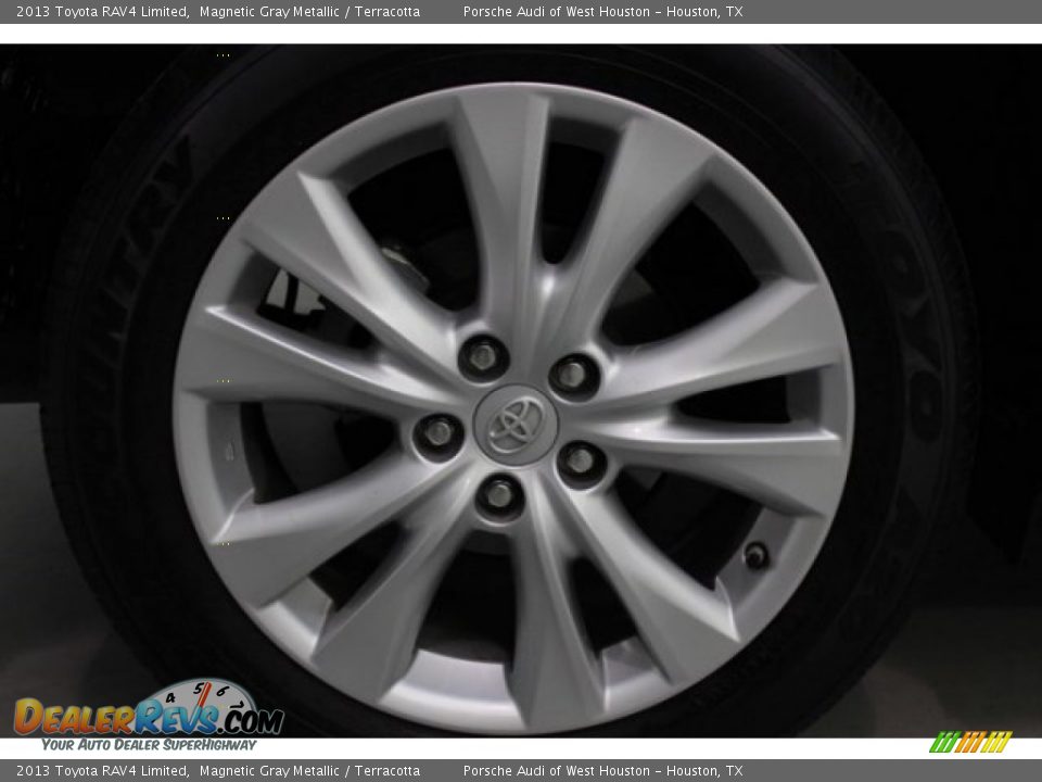 2013 Toyota RAV4 Limited Magnetic Gray Metallic / Terracotta Photo #9