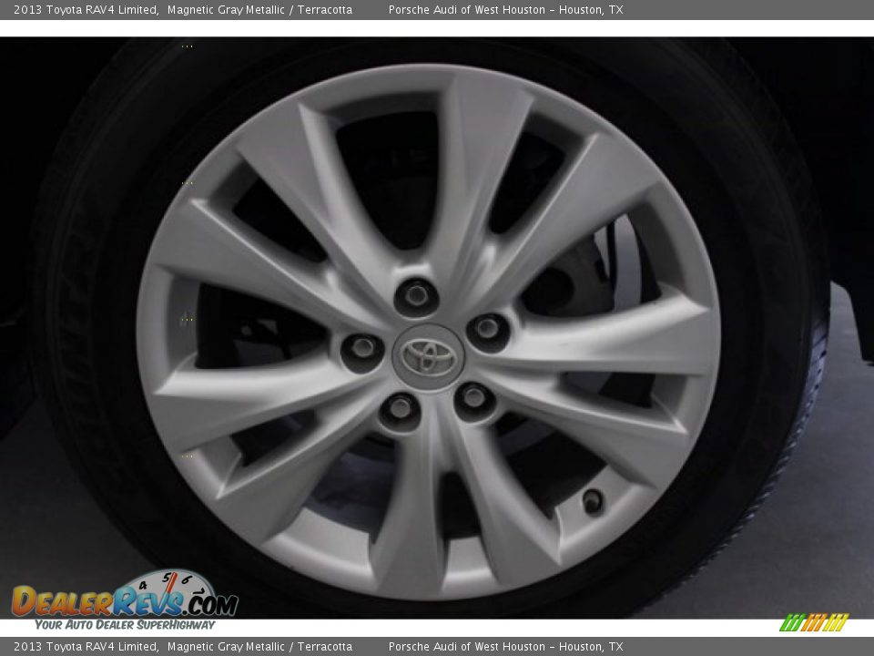 2013 Toyota RAV4 Limited Magnetic Gray Metallic / Terracotta Photo #10