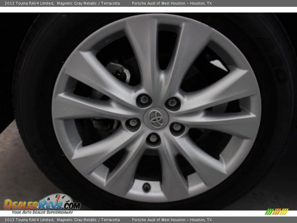 2013 Toyota RAV4 Limited Magnetic Gray Metallic / Terracotta Photo #11