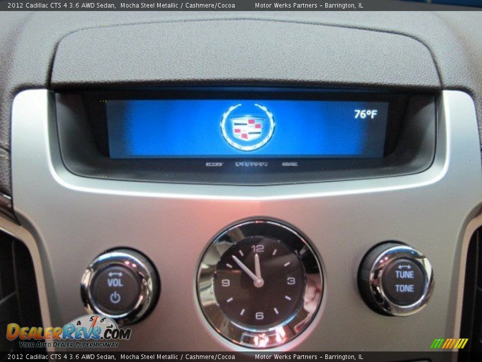 2012 Cadillac CTS 4 3.6 AWD Sedan Mocha Steel Metallic / Cashmere/Cocoa Photo #30