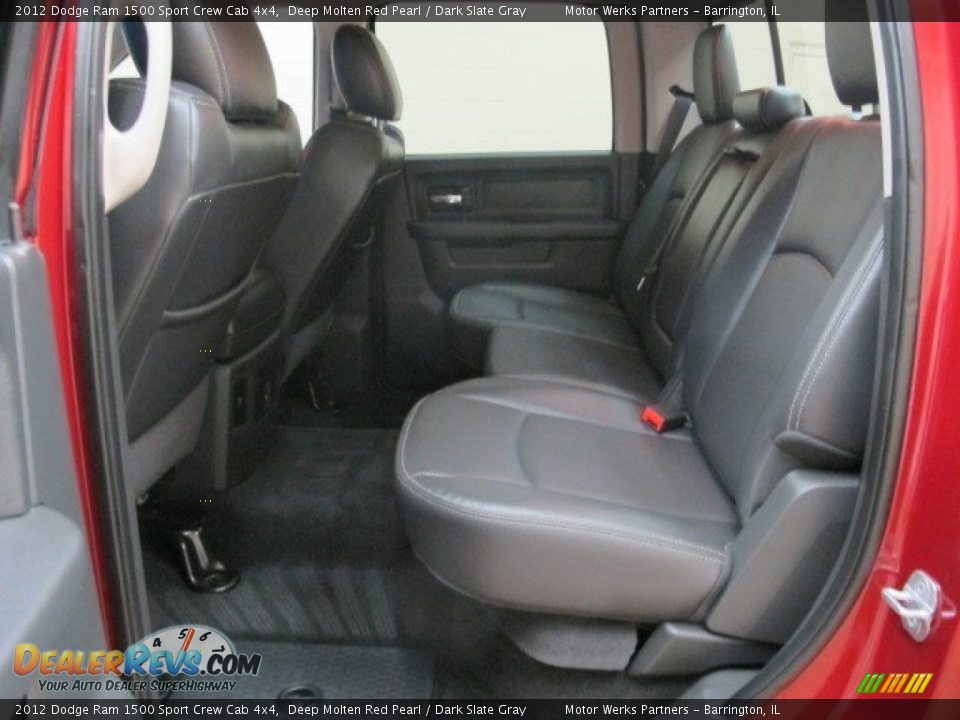 2012 Dodge Ram 1500 Sport Crew Cab 4x4 Deep Molten Red Pearl / Dark Slate Gray Photo #19
