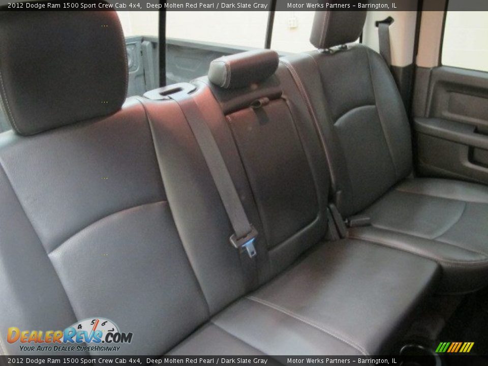 2012 Dodge Ram 1500 Sport Crew Cab 4x4 Deep Molten Red Pearl / Dark Slate Gray Photo #22
