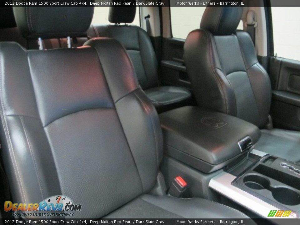 2012 Dodge Ram 1500 Sport Crew Cab 4x4 Deep Molten Red Pearl / Dark Slate Gray Photo #24