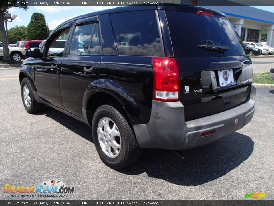 2003 Saturn VUE V6 AWD Black / Gray Photo #7